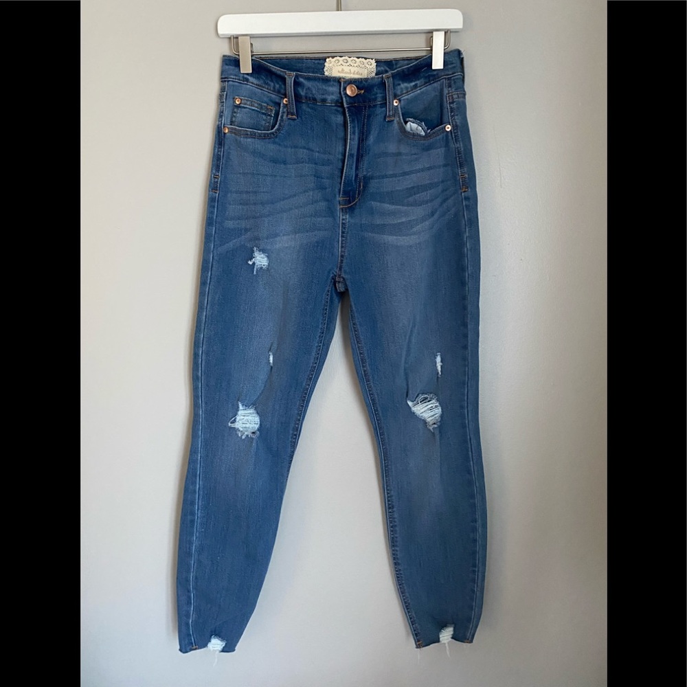 NWT Altard State high waist stretch distressed jeans